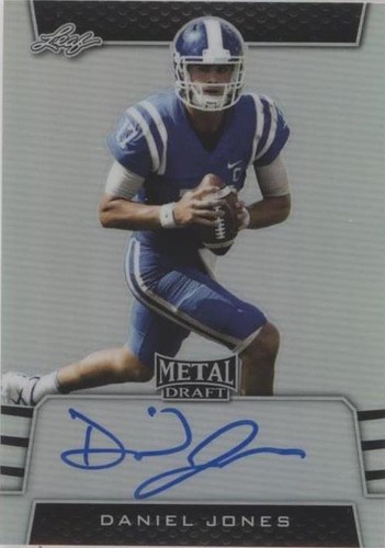 2019 Leaf Metal Draft Daniel Jones #BA-DJ1