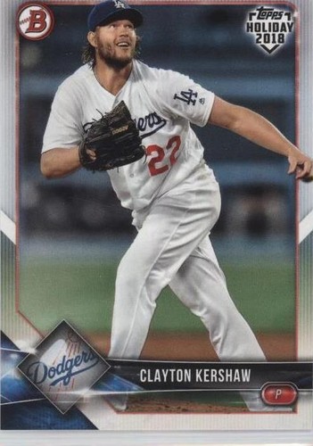 2018 Topps Holiday Bowman - Clayton Kershaw #TH-CK