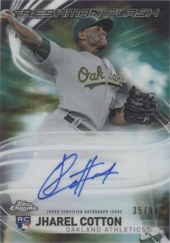 2017 Topps Chrome - Jharel Cotton #FFA-JC