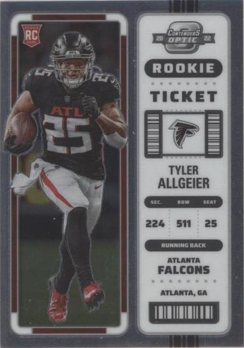 2022 Panini Contenders Optic Tyler Allgeier #95