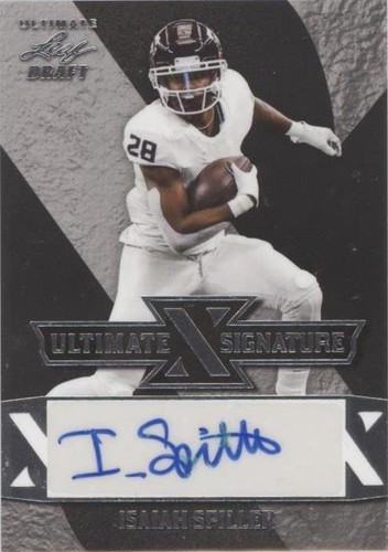 2022 Leaf Ultimate Draft Isaiah Spiller #UXS-IS1