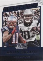 2016 Score Julian Edelman Wes Welker #22