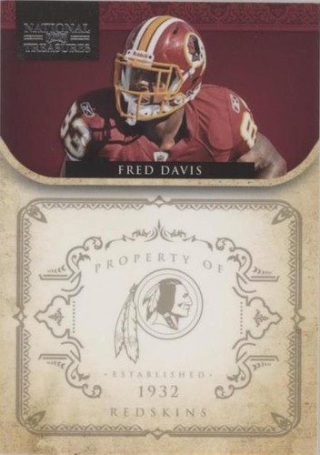 2011 Playoff National Treasures Fred Davis #147