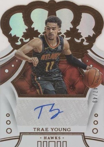 2019-20 Panini Crown Royale - Trae Young #CA-TYG