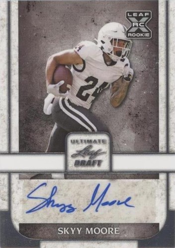 2022 Leaf Ultimate Draft Skyy Moore #BA-SM1