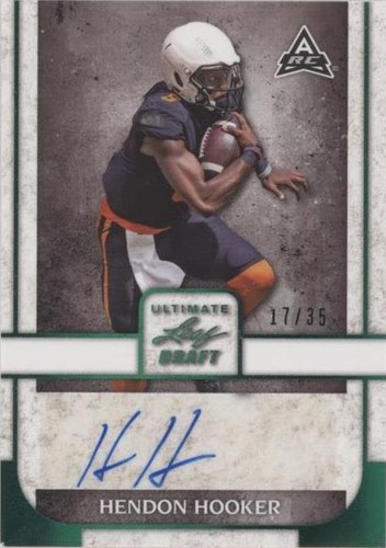 2022 Leaf Ultimate Draft Hendon Hooker #BA-HH2