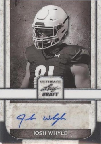 2022 Leaf Ultimate Draft Josh Whyle #PA-JW2
