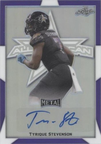2019 Leaf Metal U.S. Army All-American Bowl Tyrique Stevenson #BA-TS3