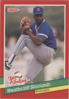 1991 Donruss The Rookies - Heathcliff Slocumb #25