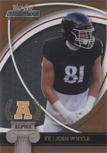 2021 Wild Card Alumination NIL Collegiate Edition Josh Whyle #ANA-24