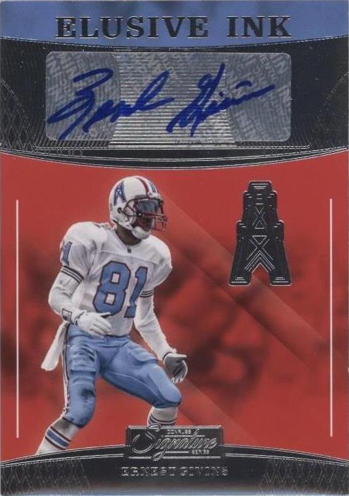 2016 Panini Donruss Signature Series Ernest Givins #EI-EG