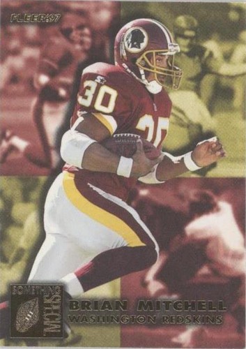 1997 Fleer Brian Mitchell #445
