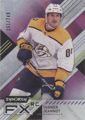 2021-22 Upper Deck Synergy - Tanner Jeannot #FXR-TJ