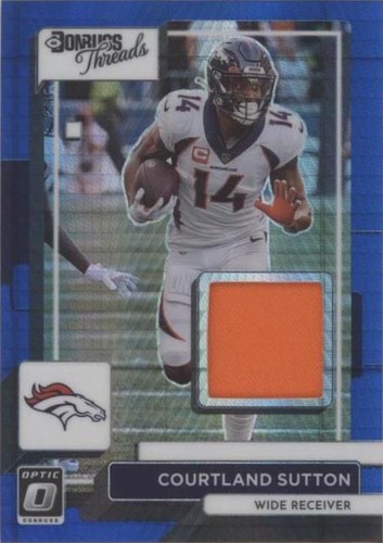 2022 Panini Donruss Optic Courtland Sutton #DT-CS