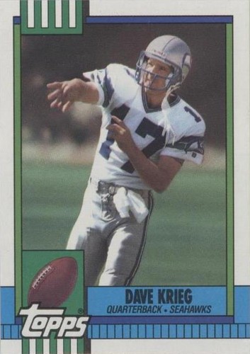 1990 Topps Dave Krieg #338