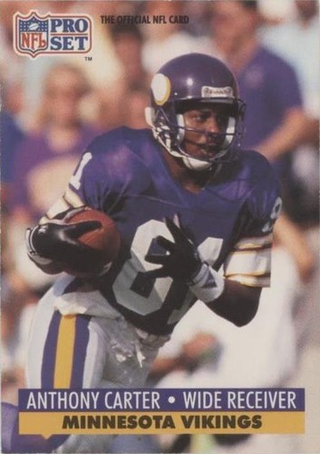 1991 Pro Set Anthony Carter #569