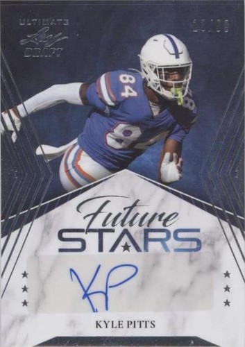 2021 Leaf Ultimate Draft Kyle Pitts #FS-KP1