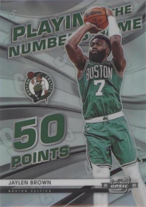 2021-22 Panini Contenders Optic - Jaylen Brown #10