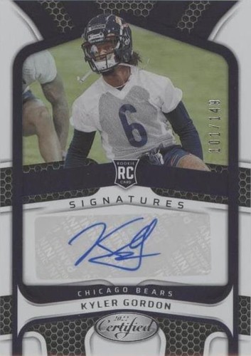2022 Panini Certified Kyler Gordon #RS-KG