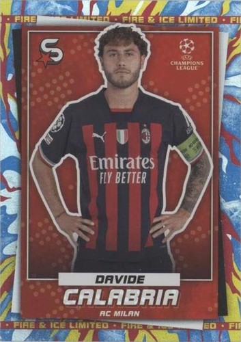 2022-23 Topps UEFA Club Competitions Superstars Davide Calabria #70