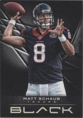 2012 Panini Black Matt Schaub #16