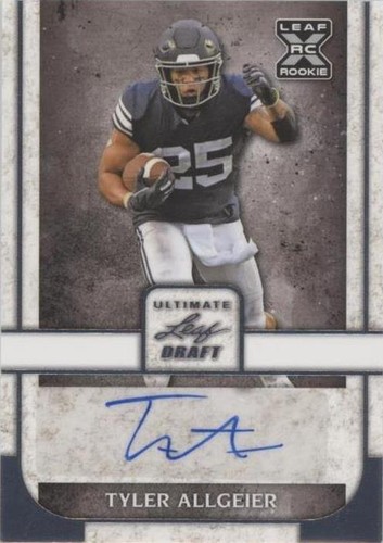 2022 Leaf Ultimate Draft Tyler Allgeier #BA-TA1