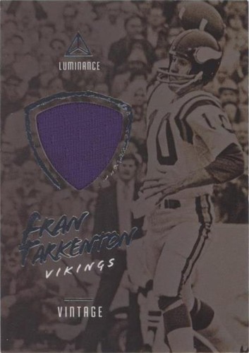 2018 Panini Luminance Fran Tarkenton #6