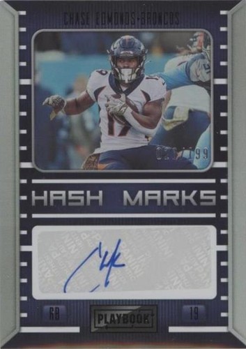 2022 Panini Playbook Chase Edmonds #HM-CE