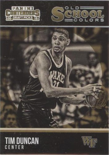 2015-16 Panini Contenders Draft Picks - Tim Duncan #30
