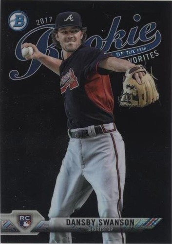 2017 Bowman - Dansby Swanson #ROYFI-DS