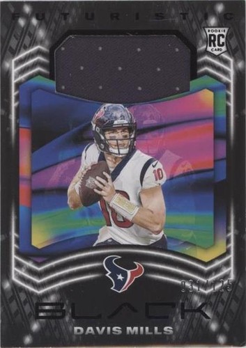 2021 Panini Black Davis Mills #F-DM