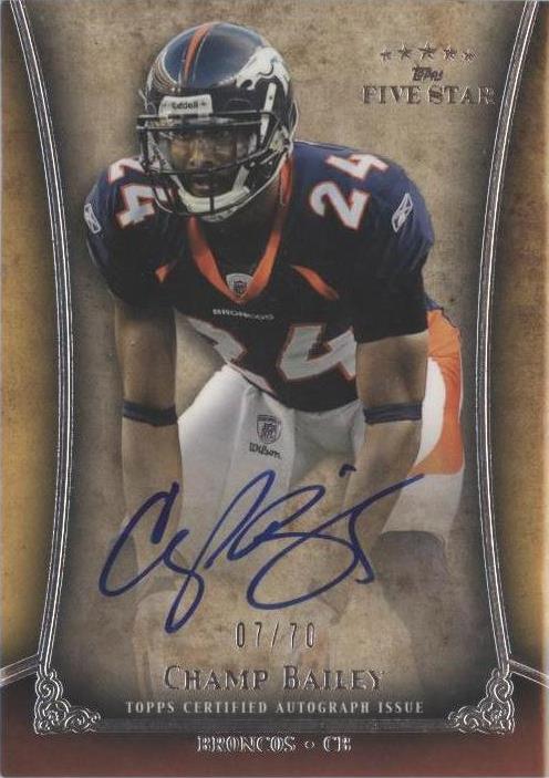 2011 Topps Five Star Champ Bailey #FSS-CB