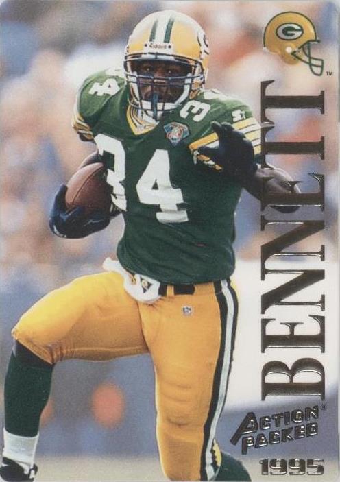 1995 Action Packed Edgar Bennett #68