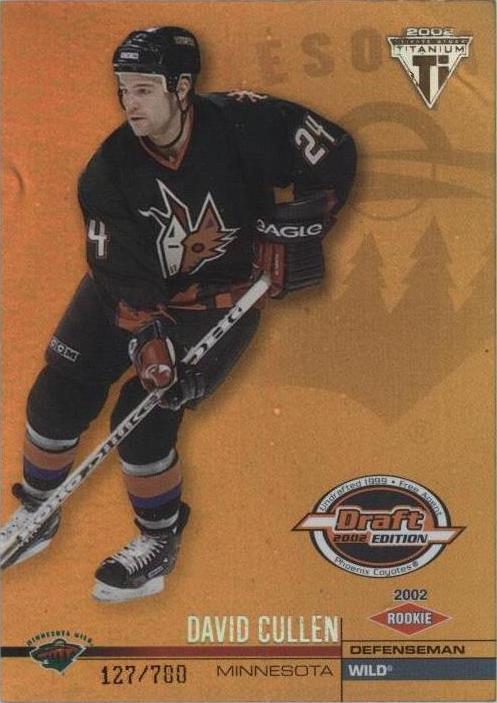 2001-02 Pacific Private Stock Titanium Draft Edition - David Cullen #135