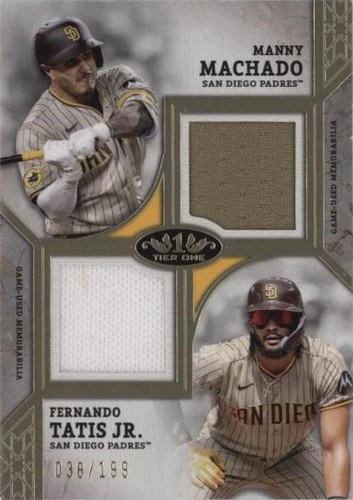 2024 Topps Tier One - Fernando Tatís Jr. Manny Machado #DPR-MT