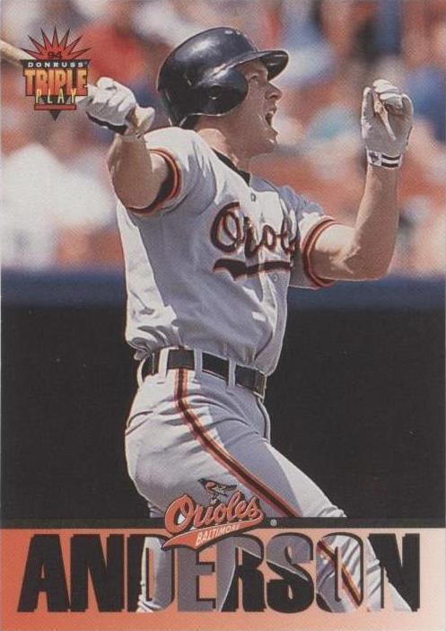 Donruss Triple Play 1994 - Brady Anderson #151