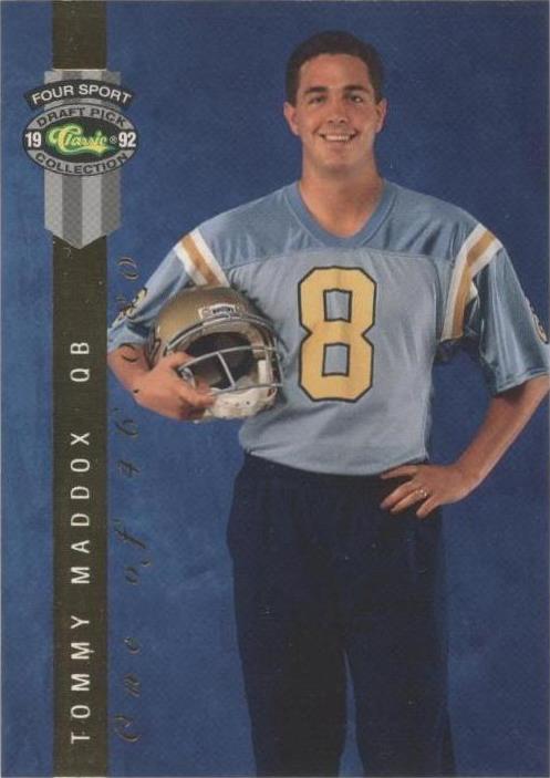 1992 Classic Four Sport Draft Pick Collection Tommy Maddox #LP3
