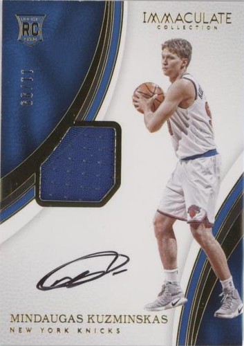 2016-17 Panini Immaculate Collection - Mindaugas Kuzminskas #132