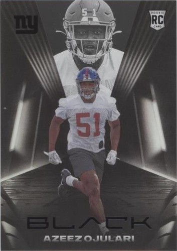 2021 Panini Black Azeez Ojulari #166