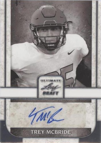 2022 Leaf Ultimate Draft Trey McBride #PA-TMB