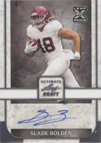 2022 Leaf Ultimate Draft Slade Bolden #BA-SB1