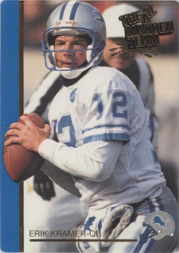 1991 Action Packed The All-Madden Team Erik Kramer #2