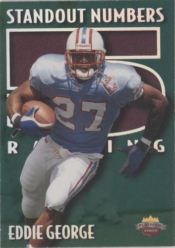 1997 Score Board Playbook Eddie George #SN27