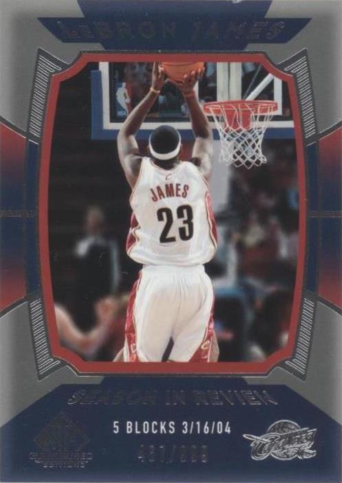 2004-05 SP Game Used - LeBron James #142