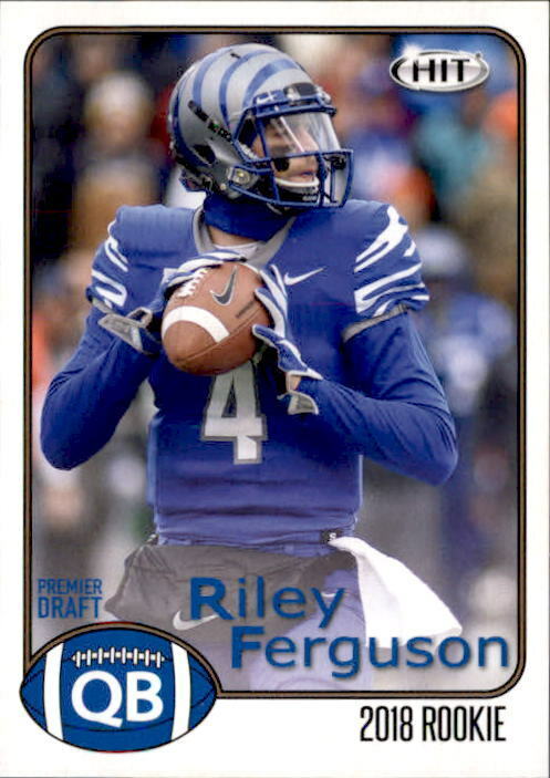 Riley Ferguson 2018 Sage Hit Rookie Card #11. rookie card picture