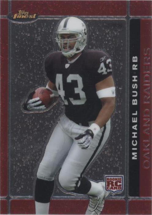 2007 Topps Finest Michael Bush #116