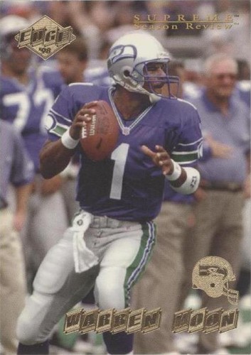 1998 Collector's Edge Supreme Season Review Warren Moon #170