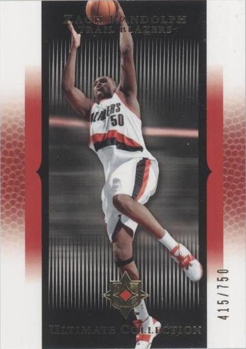 2005-06 Ultimate Collection - Zach Randolph #105