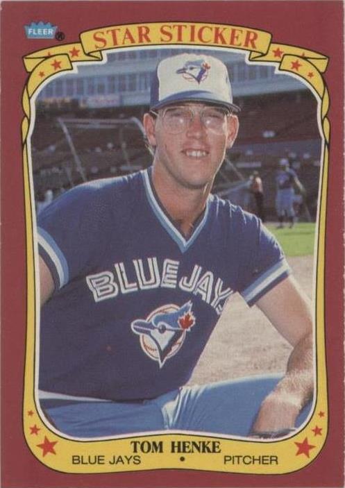 Pegatinas Fleer Star 1986 - Tom Henke #54
