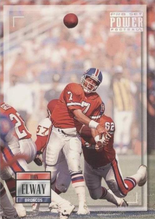 Pro Set Power John Elway #7 1993